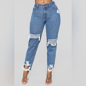 Fashion Nova Jean, rhinestone details